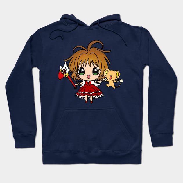 Card Captors Sakura Chibi Tshirt Merchandise Hoodie by chibicrayon